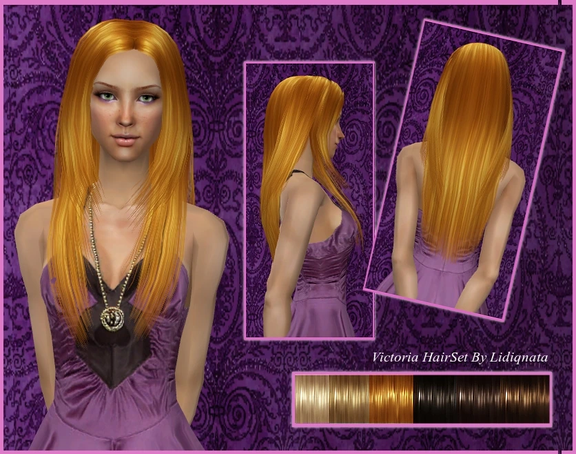Victorian hair mesh set